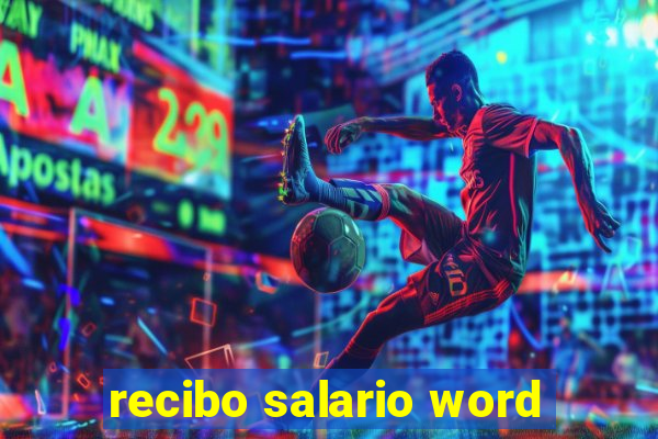 recibo salario word